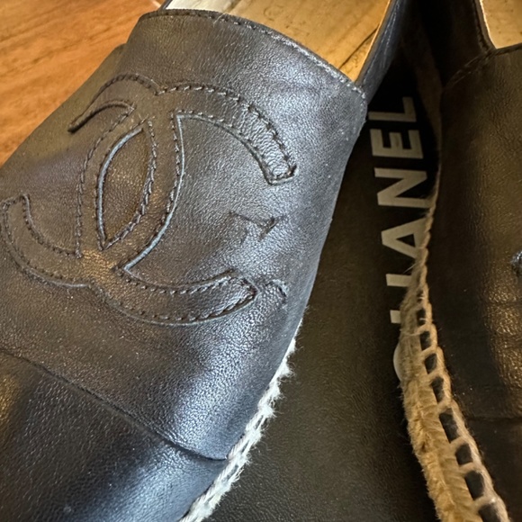 Chanel Espadrilles Black Size 37 - Picture 9 of 10